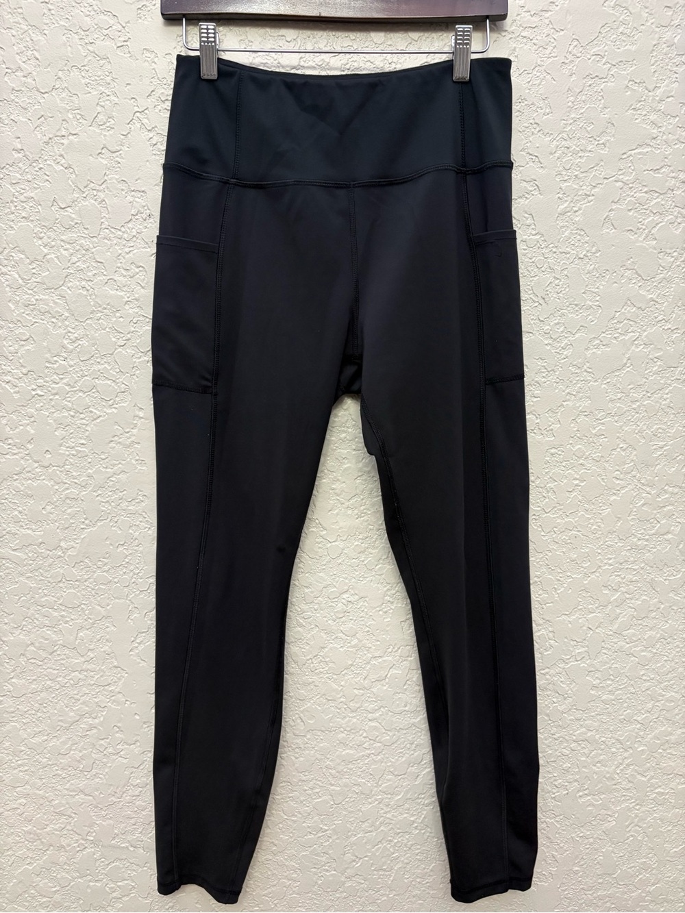 Gottex Black High-Waist Leggings with Side Pockets
